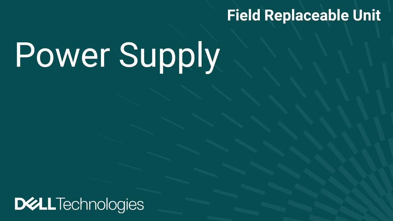 How to Replace Power-supply unit in Dell Pro Precision 7 T1 PW7T1260