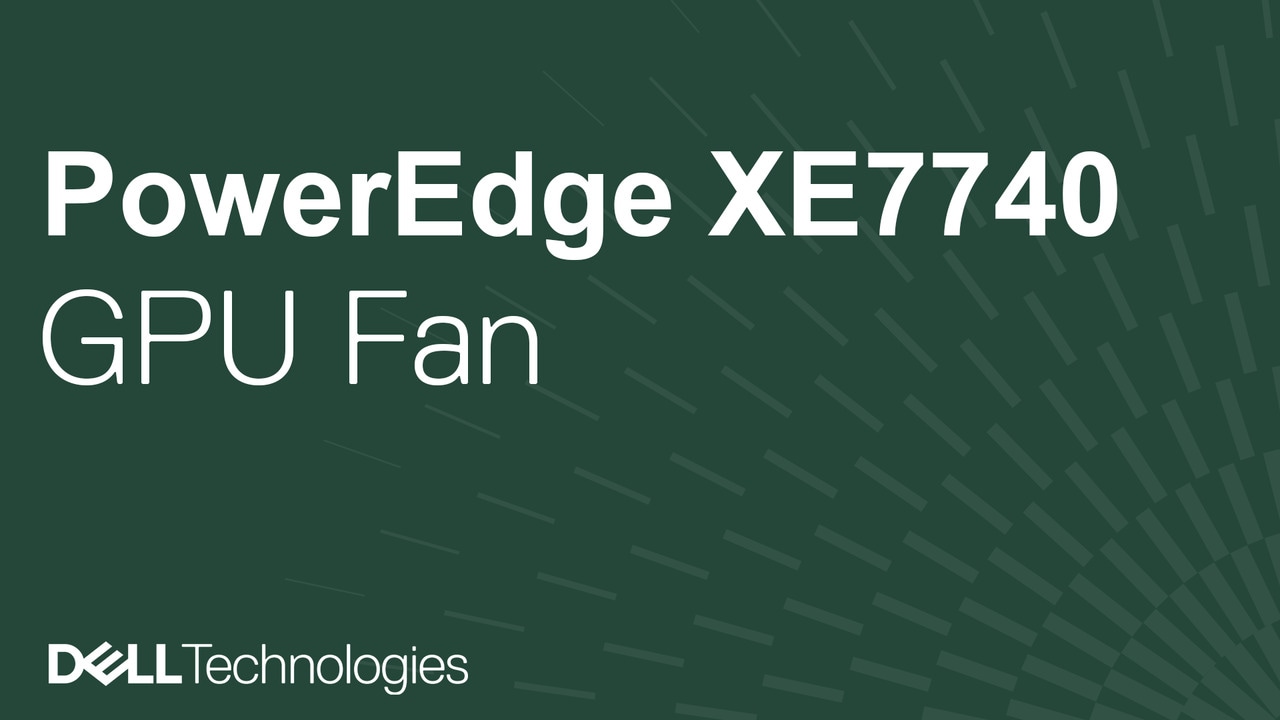 Come sostituire la ventola della GPU su PowerEdge XE7740