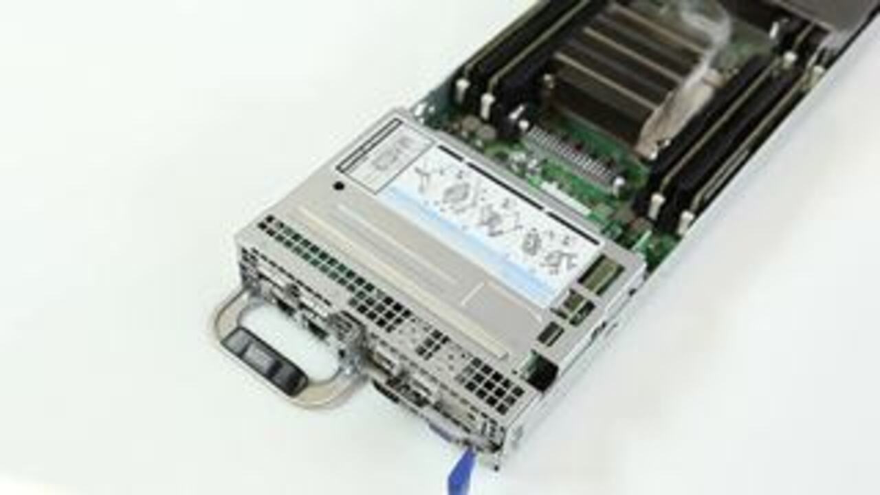 How to remove the Mezzanine Card on a PowerEdge C8220