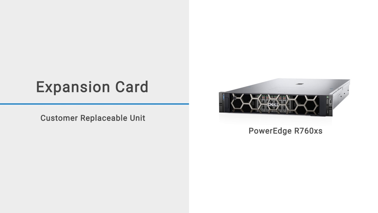 How to Replace Expansion Card for PowerEdge R760xs