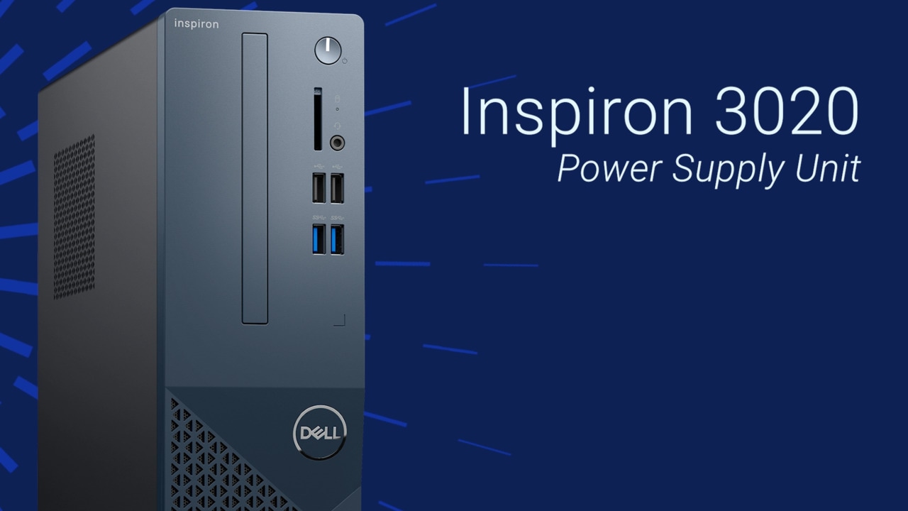 Inspiron 3020 SFFの電源供給ユニットの取り外しと再取り付け方法