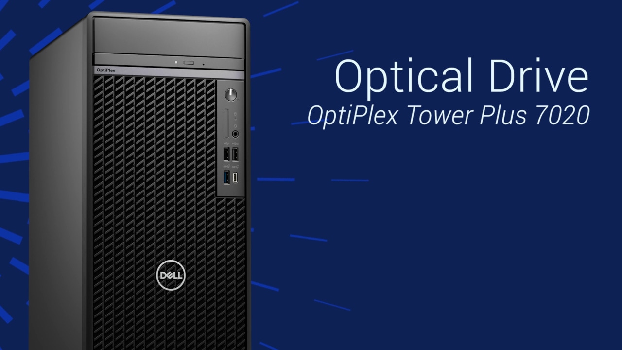 How to Replace the Optical Drive on OptiPlex Tower Plus 7020