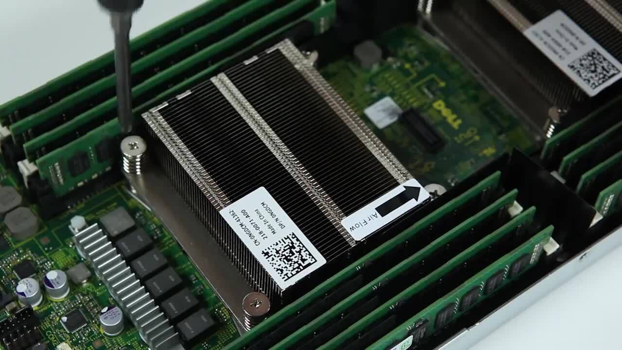 How to Remove the Heat Sink on PowerEdge C6220