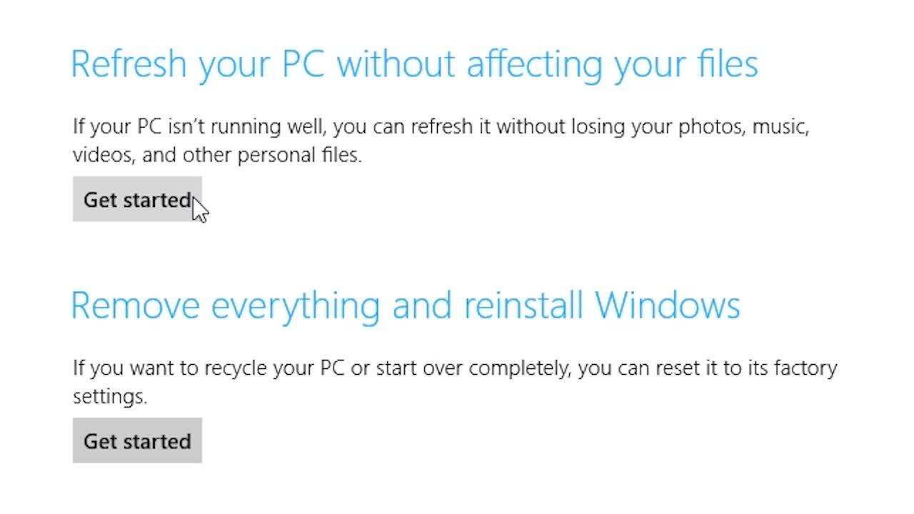 How to Reinstall or Restore Windows 8