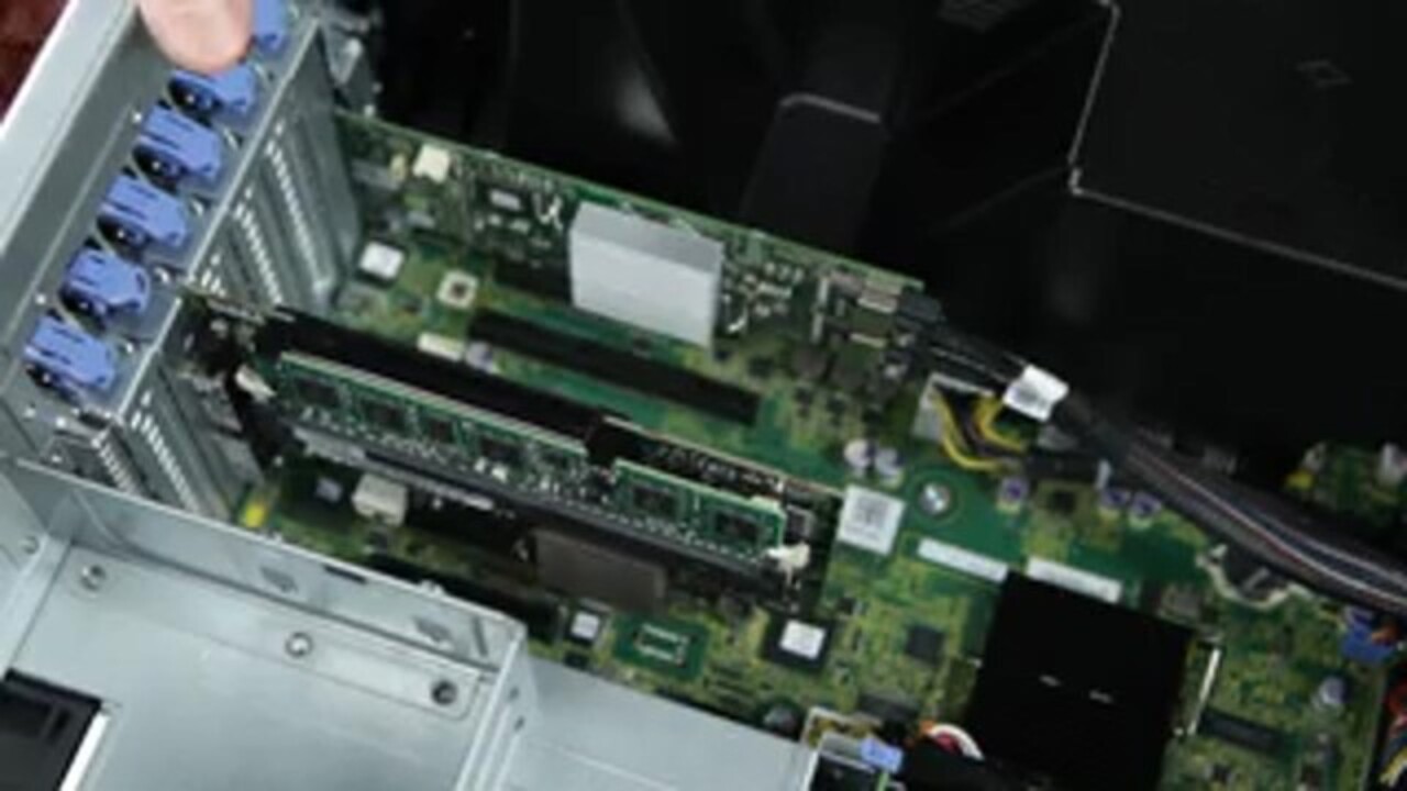 How to Replace a PCI Card for PowerEdge T320