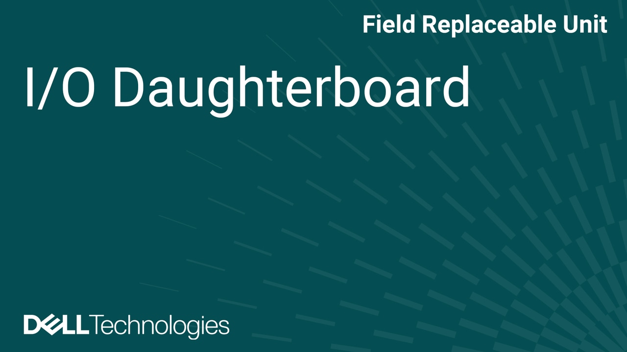 How to Replace the I/O daughterboard in XPS 16 DA16260