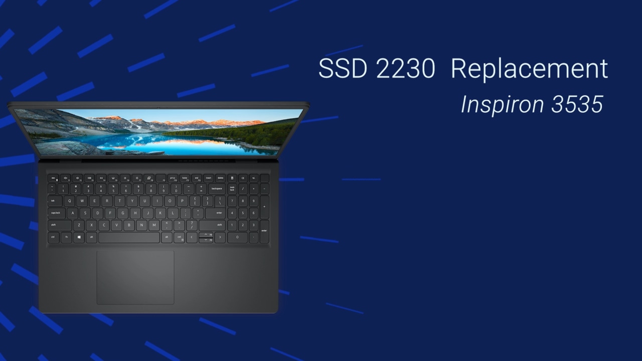 How to Replace the SSD 2230 on Inspiron 3535