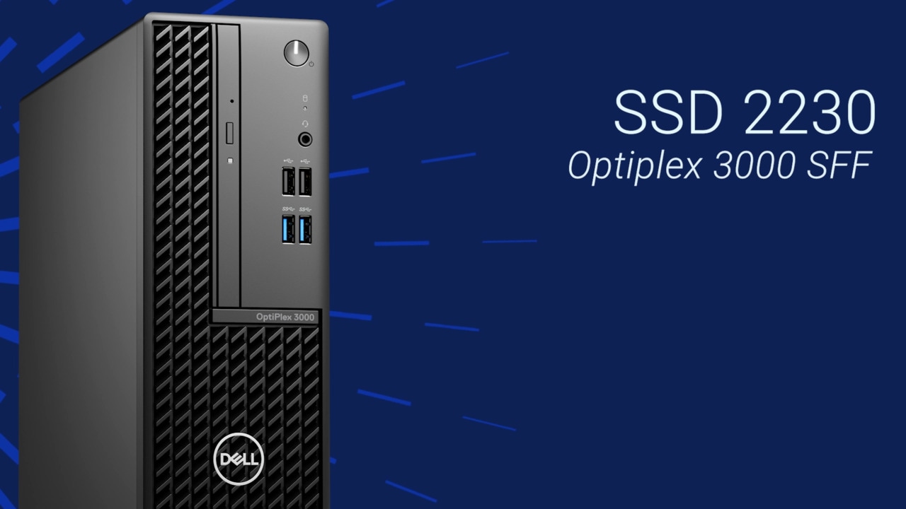 Sådan udskiftes SSD 2230 på OptiPlex 3000 SFF