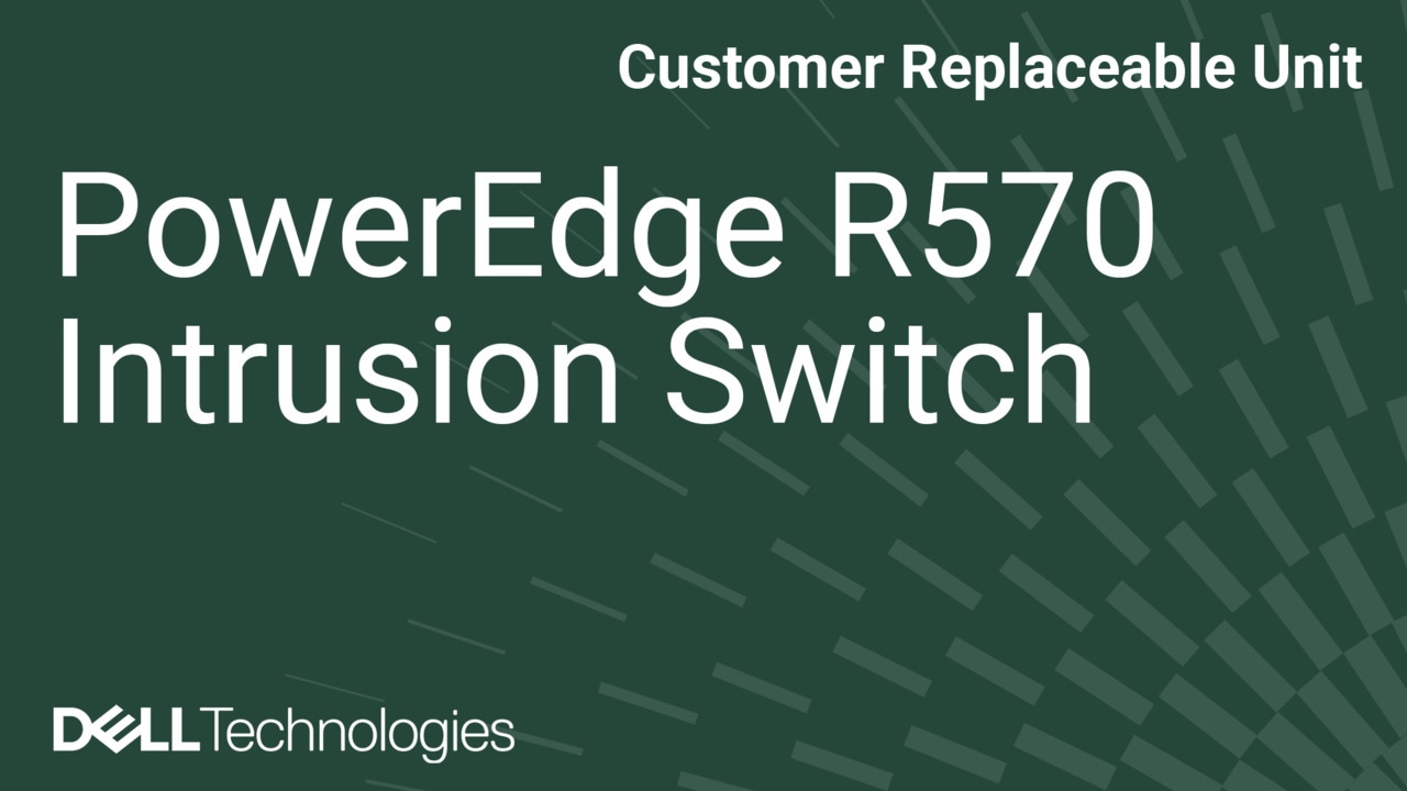 Come sostituire l'interruttore di intrusione su PowerEdge R570