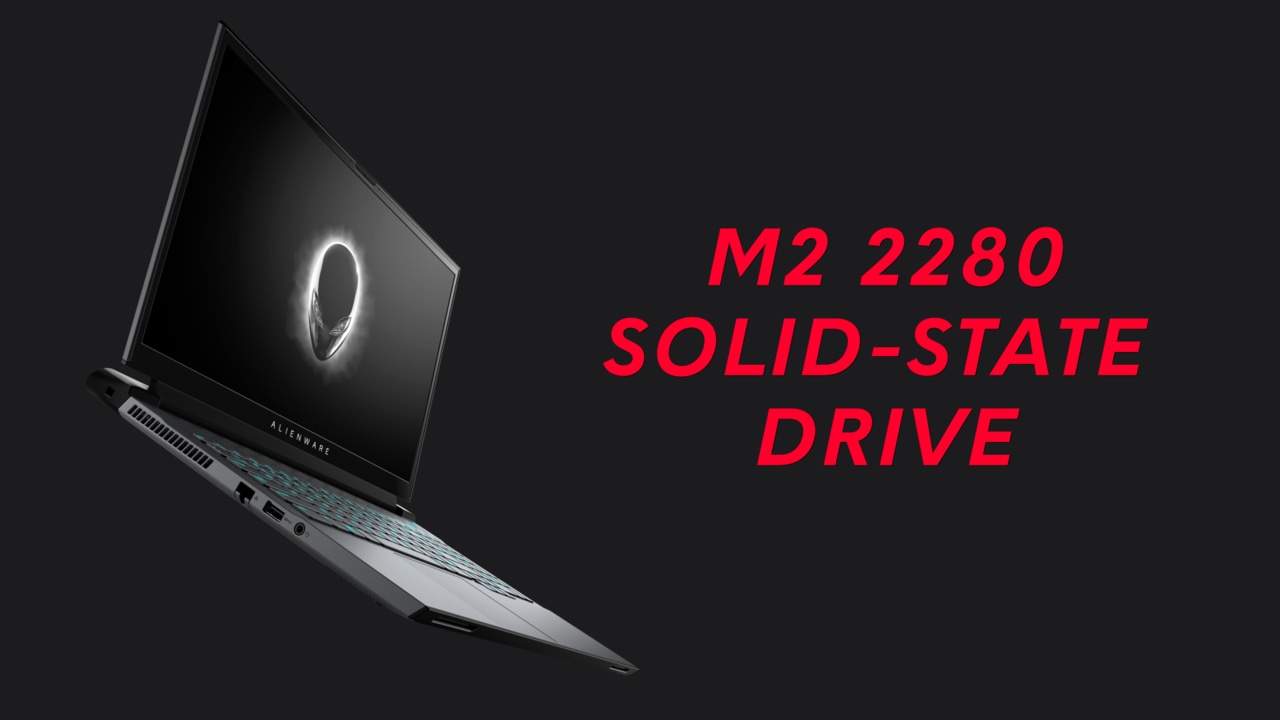 How to replace the M.2 2280 solid-state drive on the Alienware m15/m17 R4