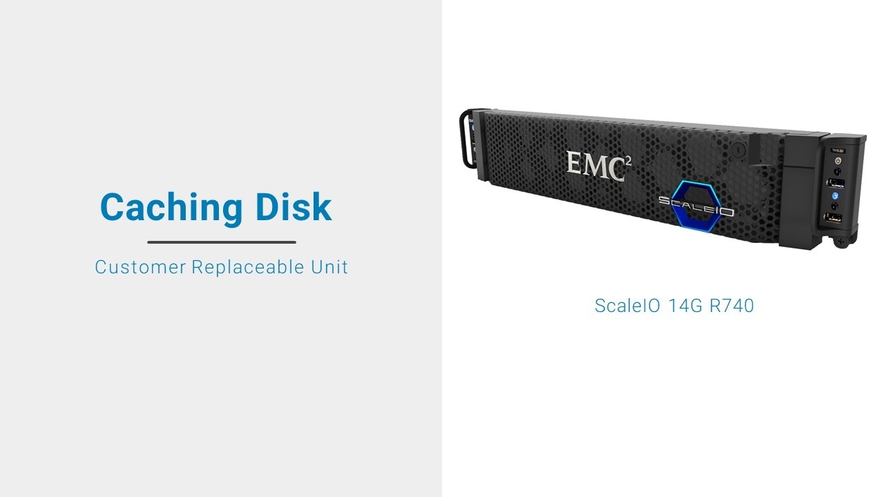 如何更換 ScaleIO 14G 快取磁碟