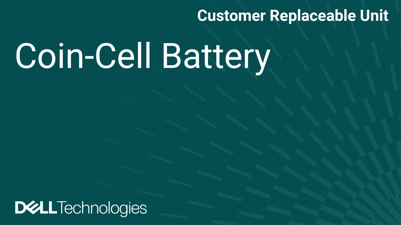 How to Replace the Coin-Cell Battery on a Dell Tower DT1265
