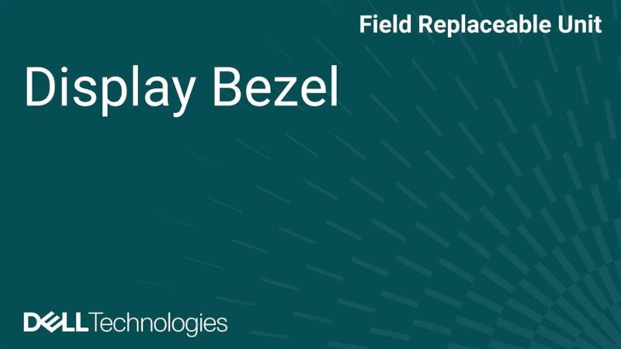 如何更换 Dell Pro 笔记本电脑上的显示屏挡板