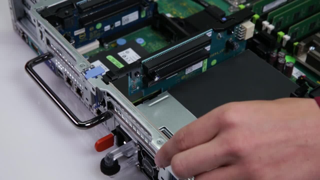 How To Install a PCI Riser and Card of PowerEdge R430