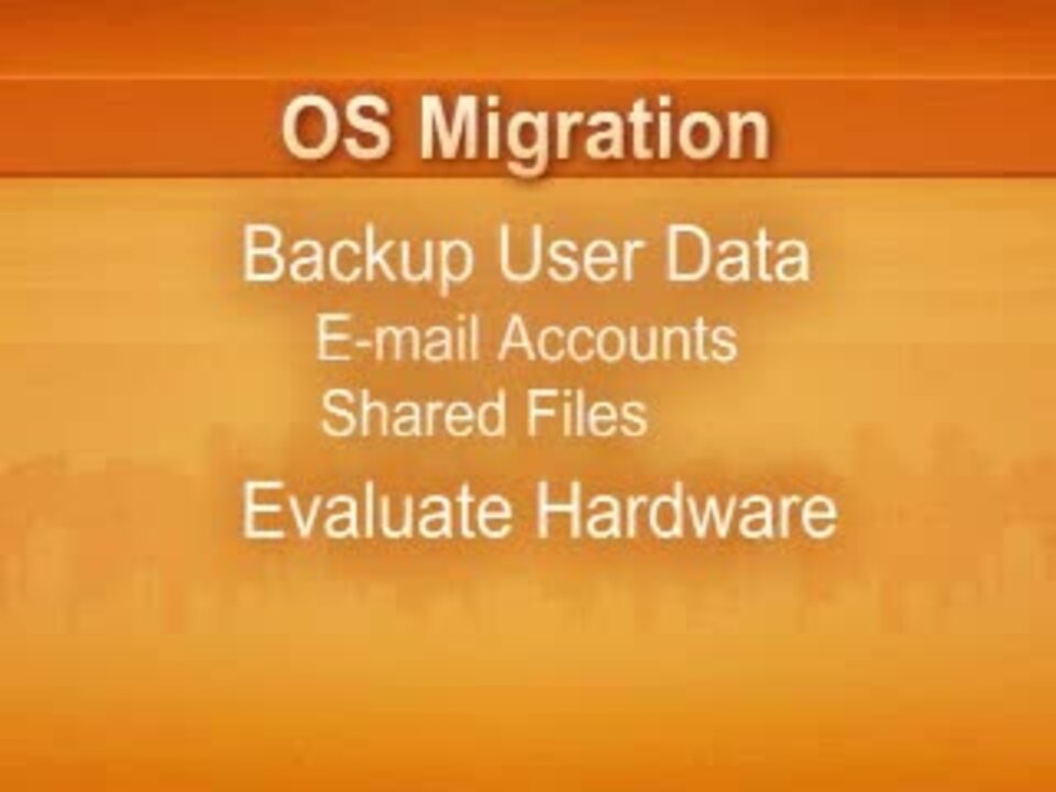 How to Keep Easy OS Migration