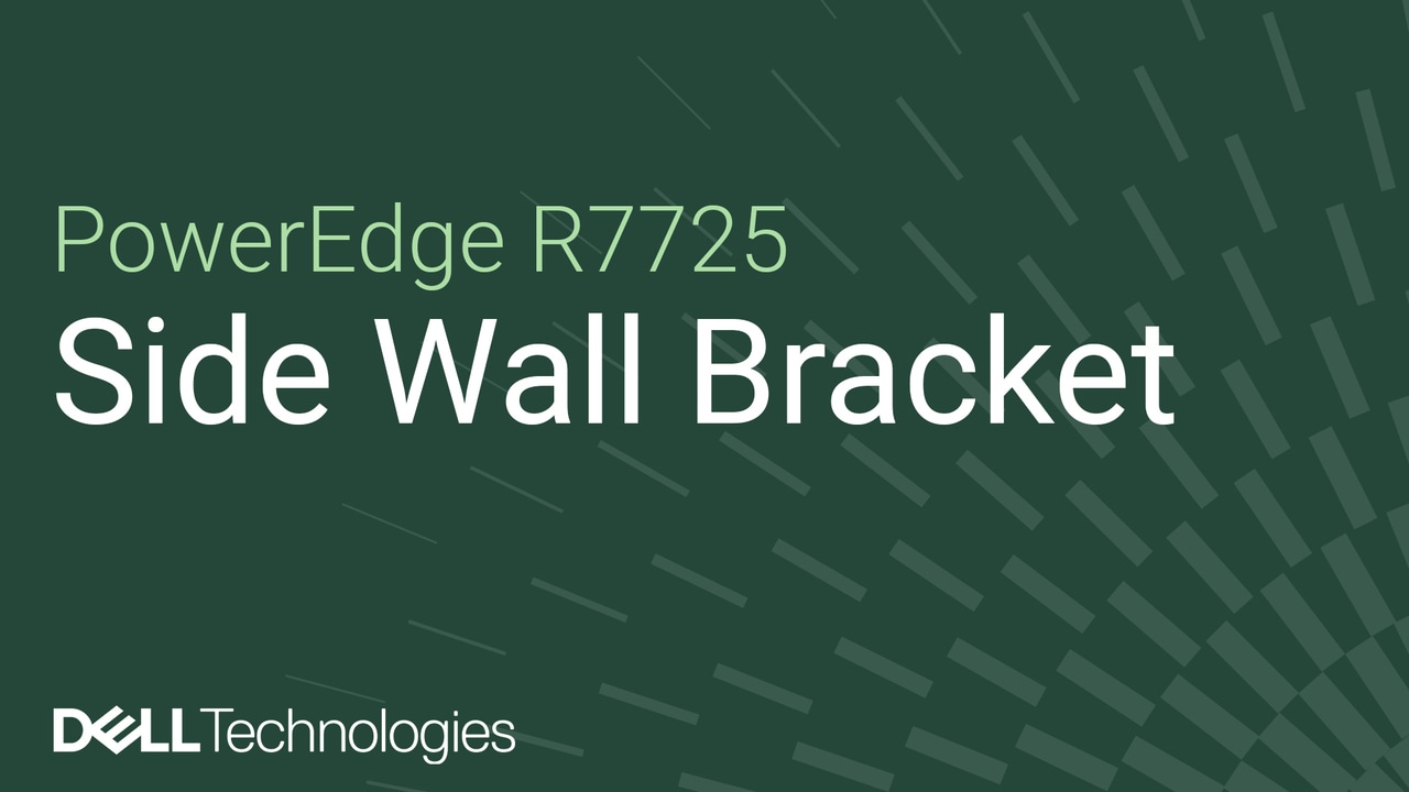 Come sostituire una staffa della parete laterale su un PowerEdge R7725