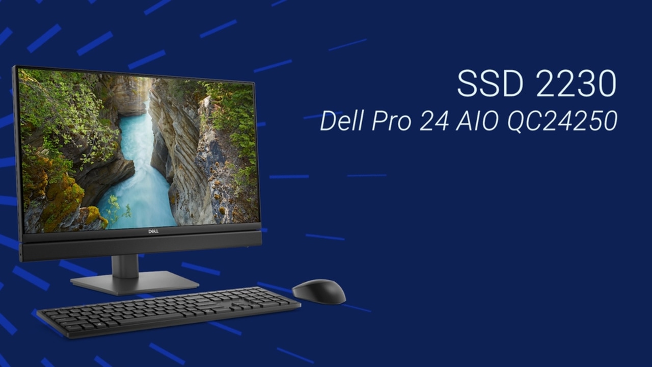 Come sostituire l\'unità SSD 2230 su Dell Pro 24 AIO QC24250