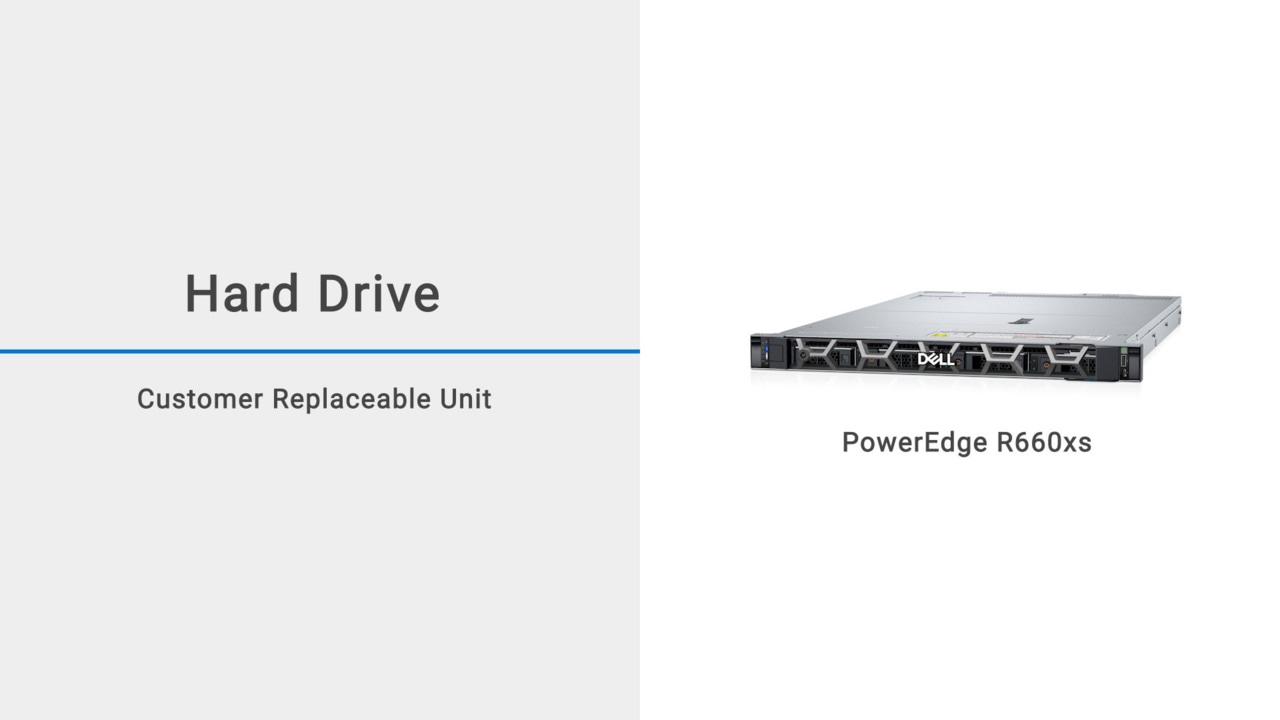 How to Replace Hard Drive for PowerEdge R660xs | Dell Dominican