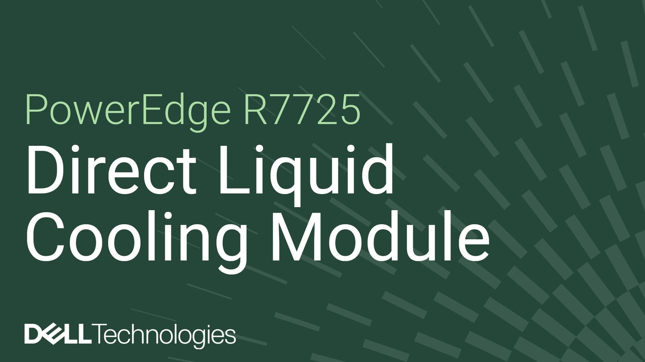 Come sostituire il modulo DLC (Direct Liquid Cooling) su un PowerEdge R7725