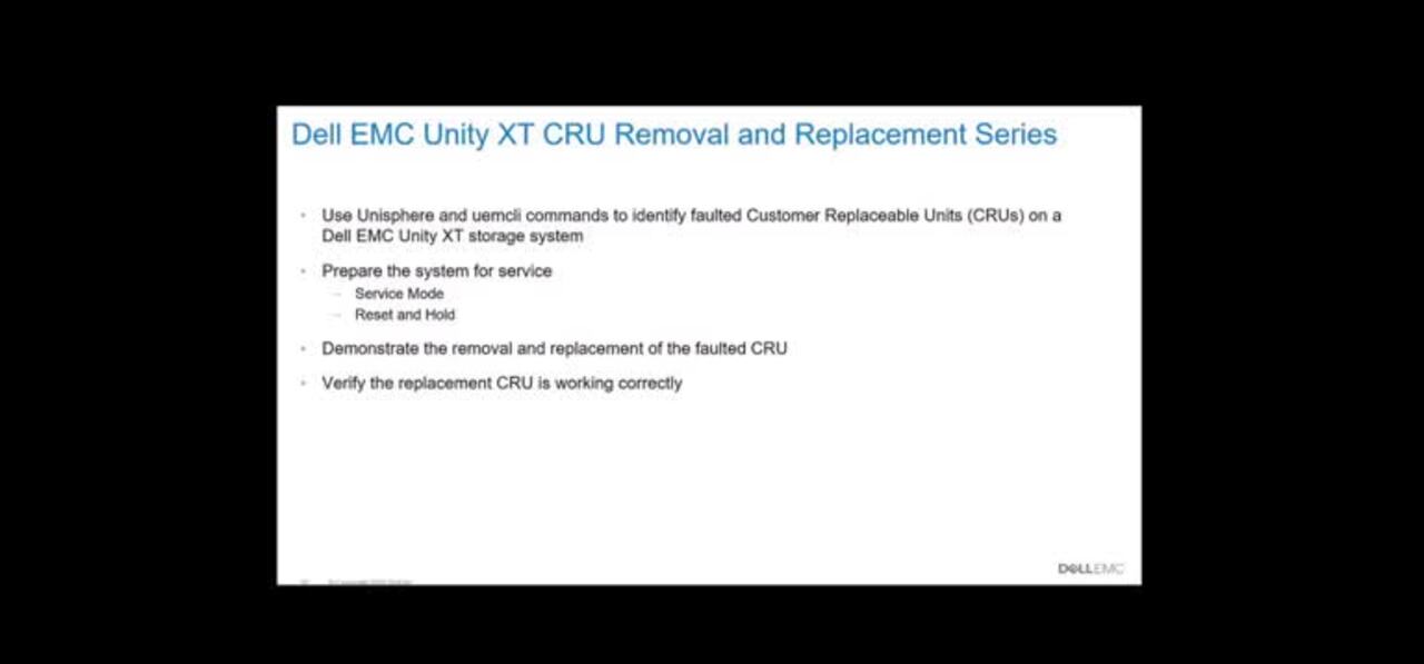 How to replace Memory Module for Unity XT