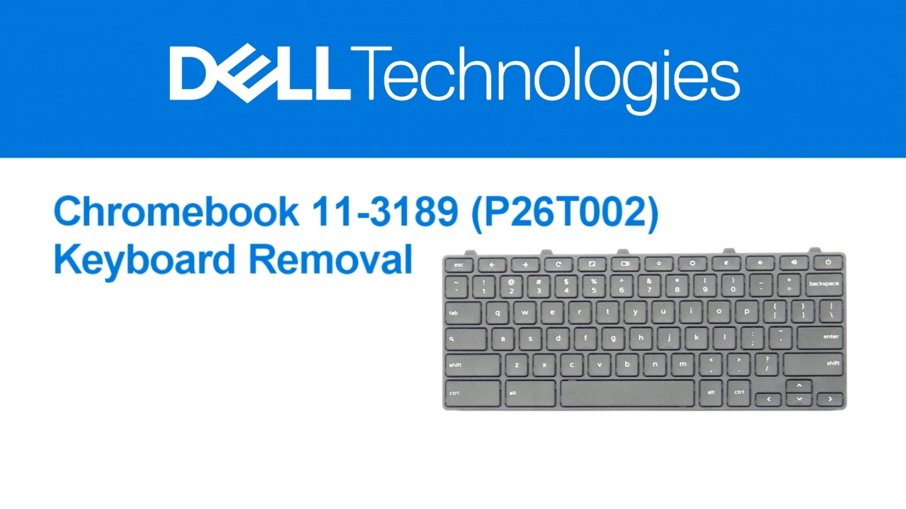 How to Remove Keyboard for Chromebook 11-3189