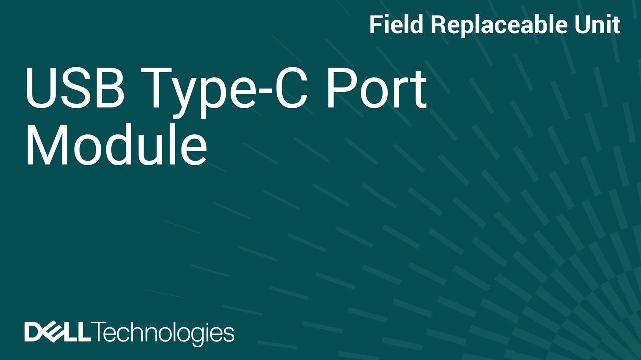 How to Replace the USB Type-C module in Dell Pro Premium PA14260