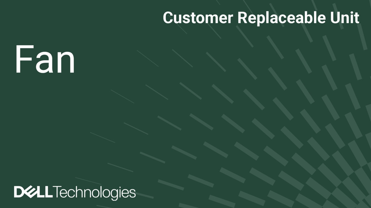 Comment remplacer un ventilateur sur un PowerEdge R770