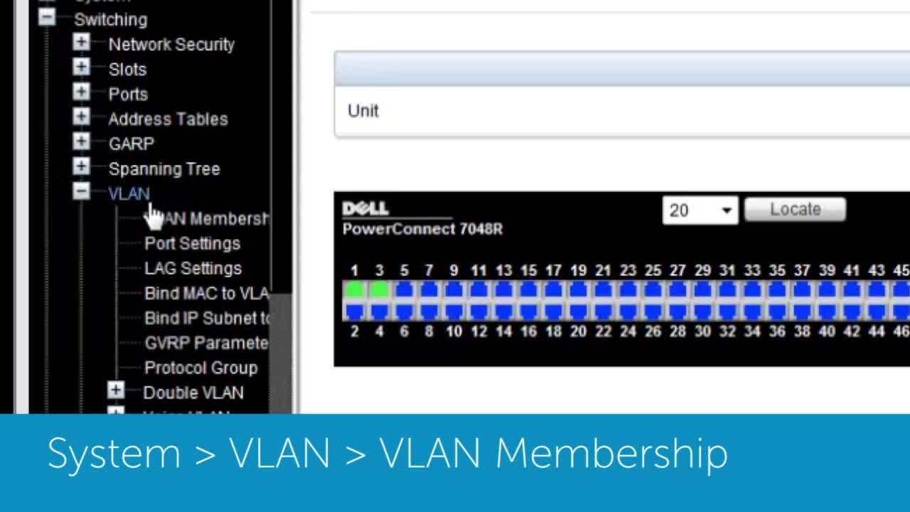 How to replace the VLANs to an interface for PowerConnect 8100