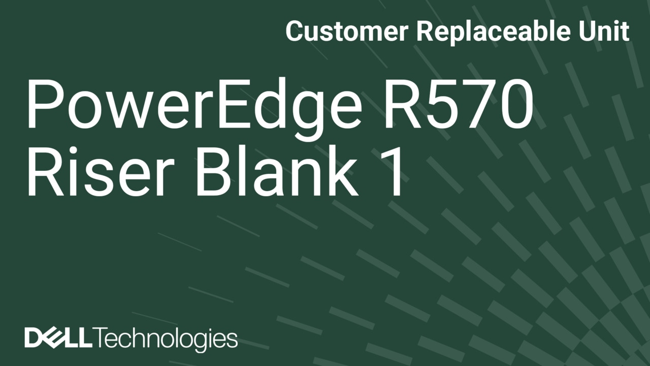 Come sostituire la protezione della scheda riser 1 su un PowerEdge R570