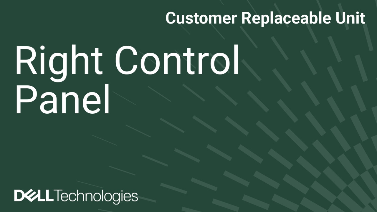 Remplacement du panneau de configuration droit sur un système PowerEdge R670