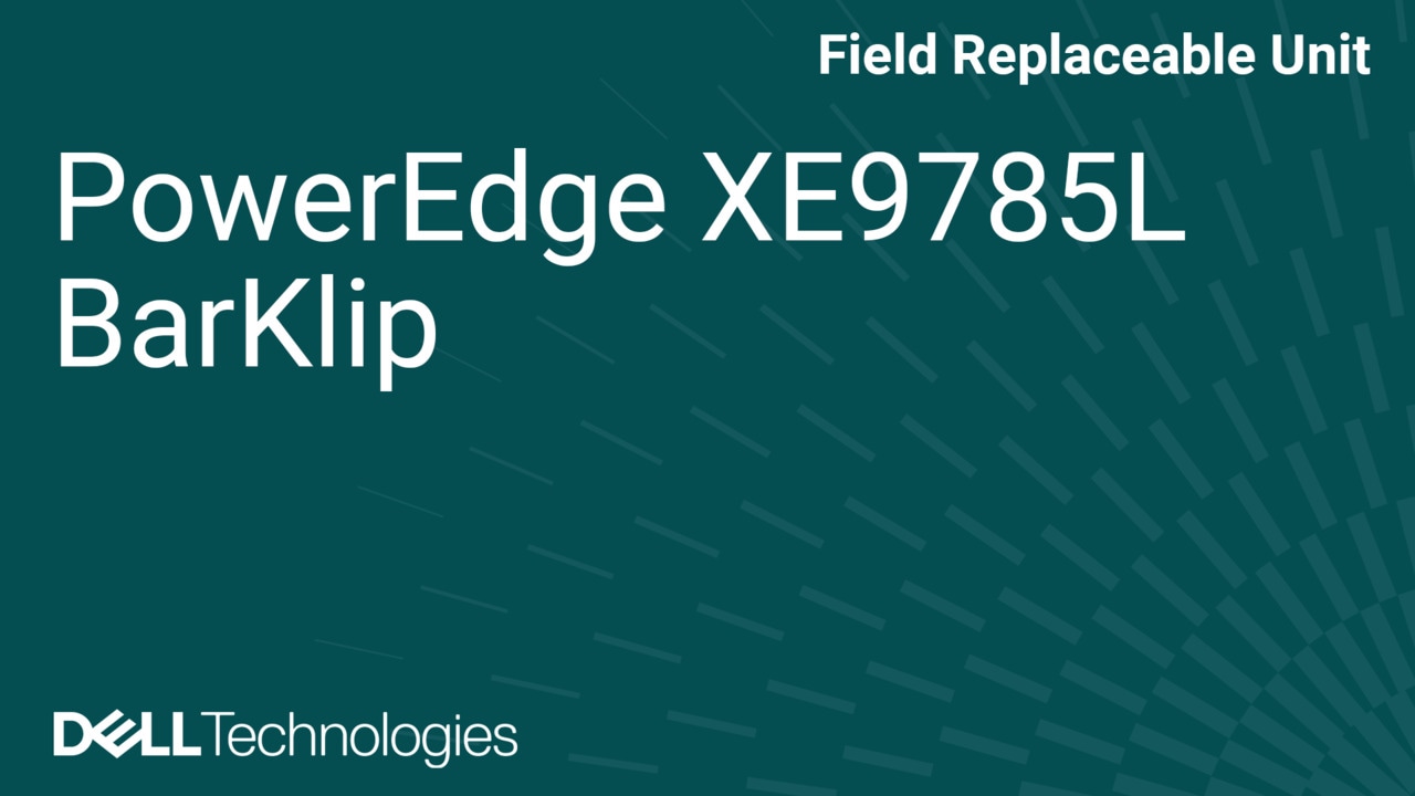 How to Replace Barclip cable in XE9785L