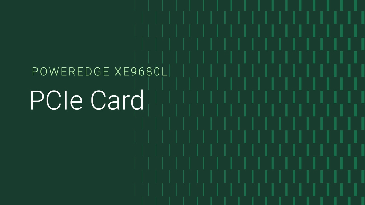 PowerEdge XE9680L에서 PCIe 카드를 교체하는 방법