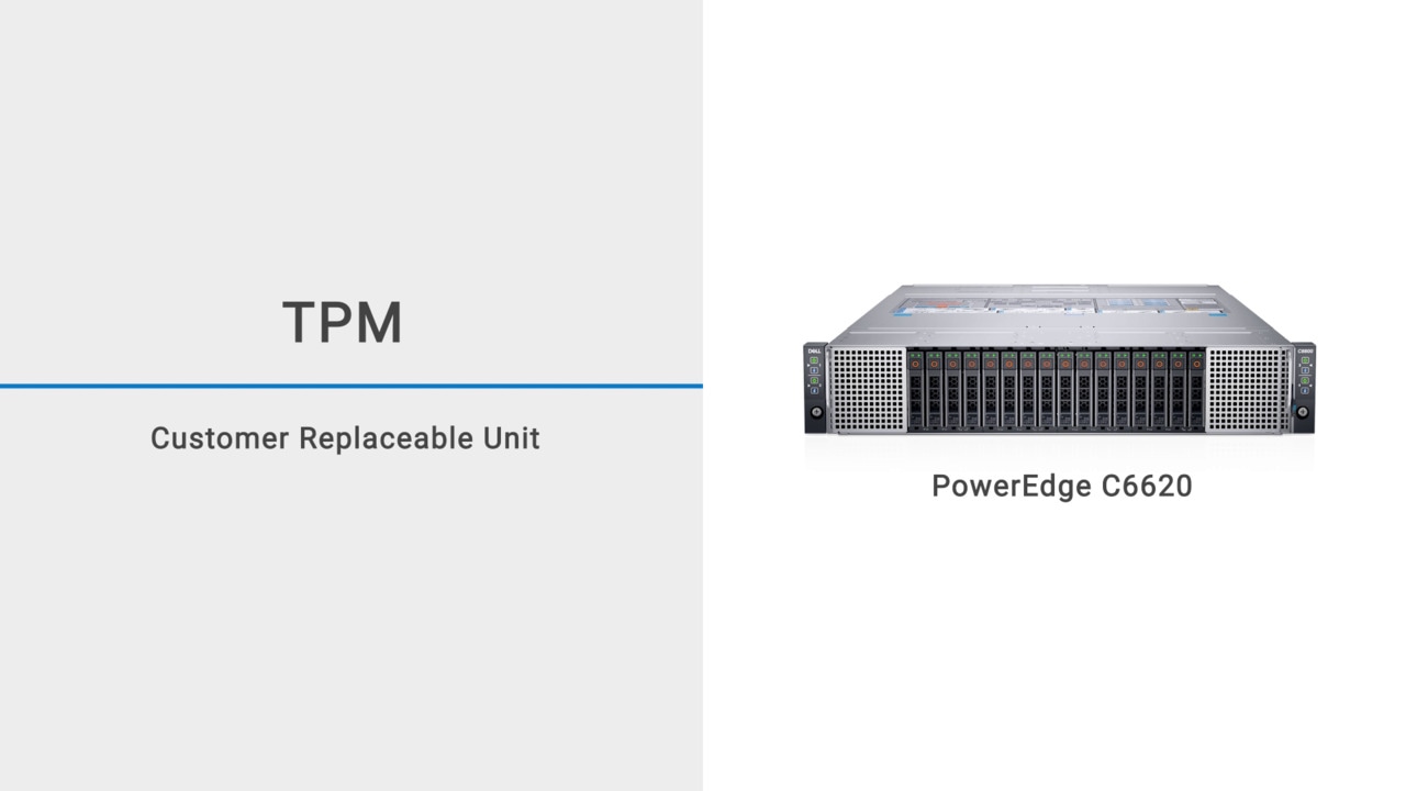 How to Install TPM for PowerEdge C6620