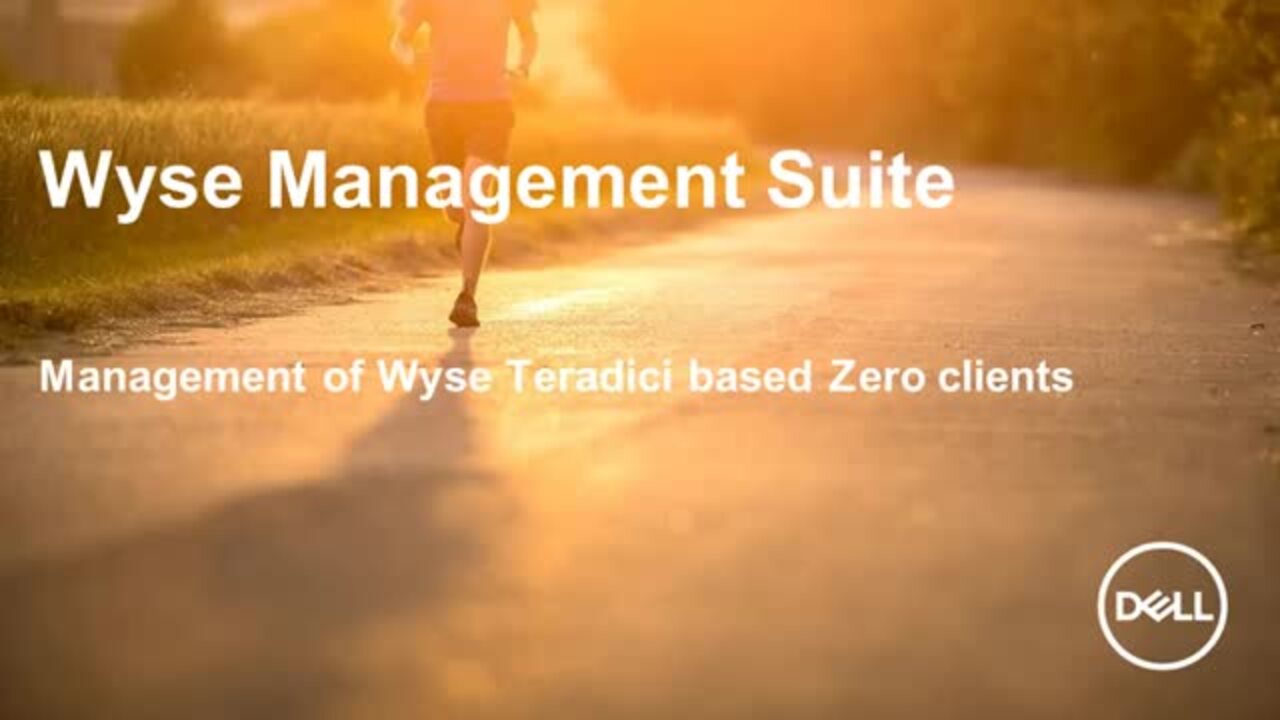 How to configure Wyse Management Suite for Management of Wyse Teradici based Zero clients