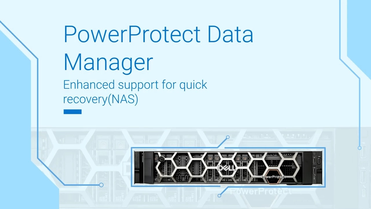 How to Quick Recovery for NAS workload using Power Protect Data Manager