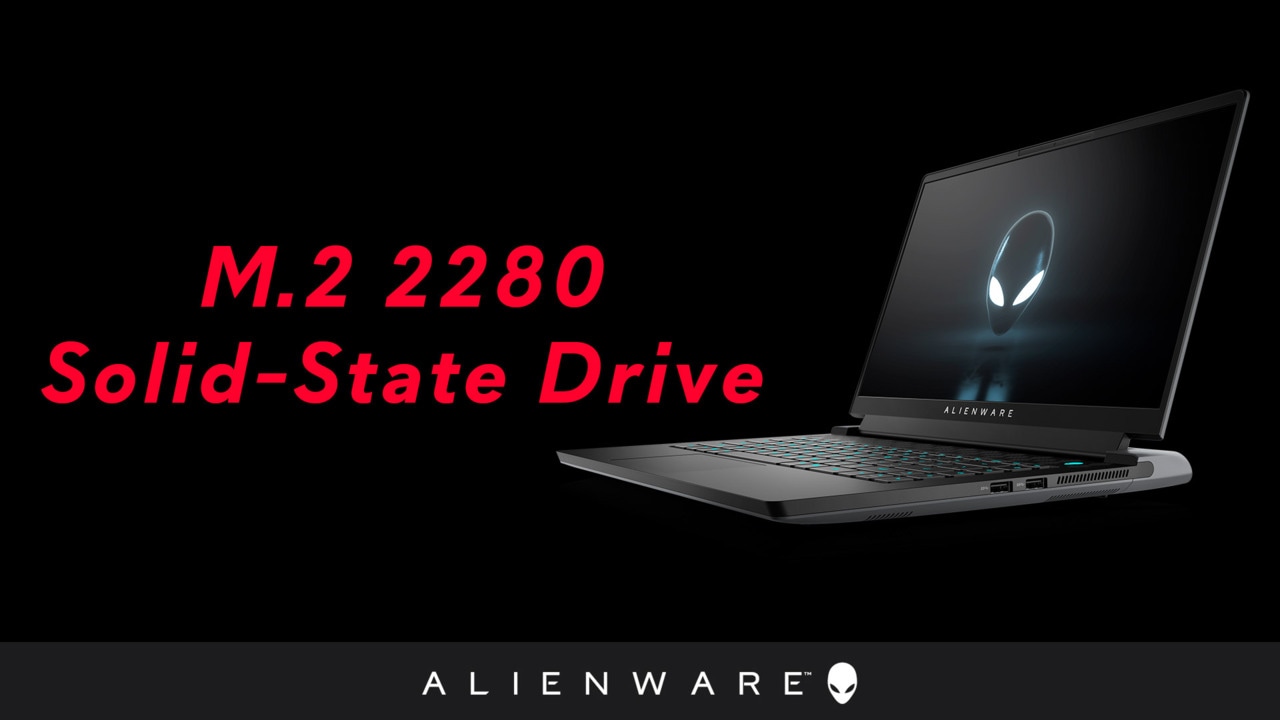 How to replace the M.2 2280 solid-state drive in SSD slot two on an Alienware m15 Ryzen Edition R5/Alienware m15 R6