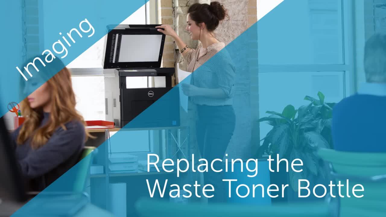 How To Replace Waste Toner Bottle for Dell S5840cdn Laser Printer