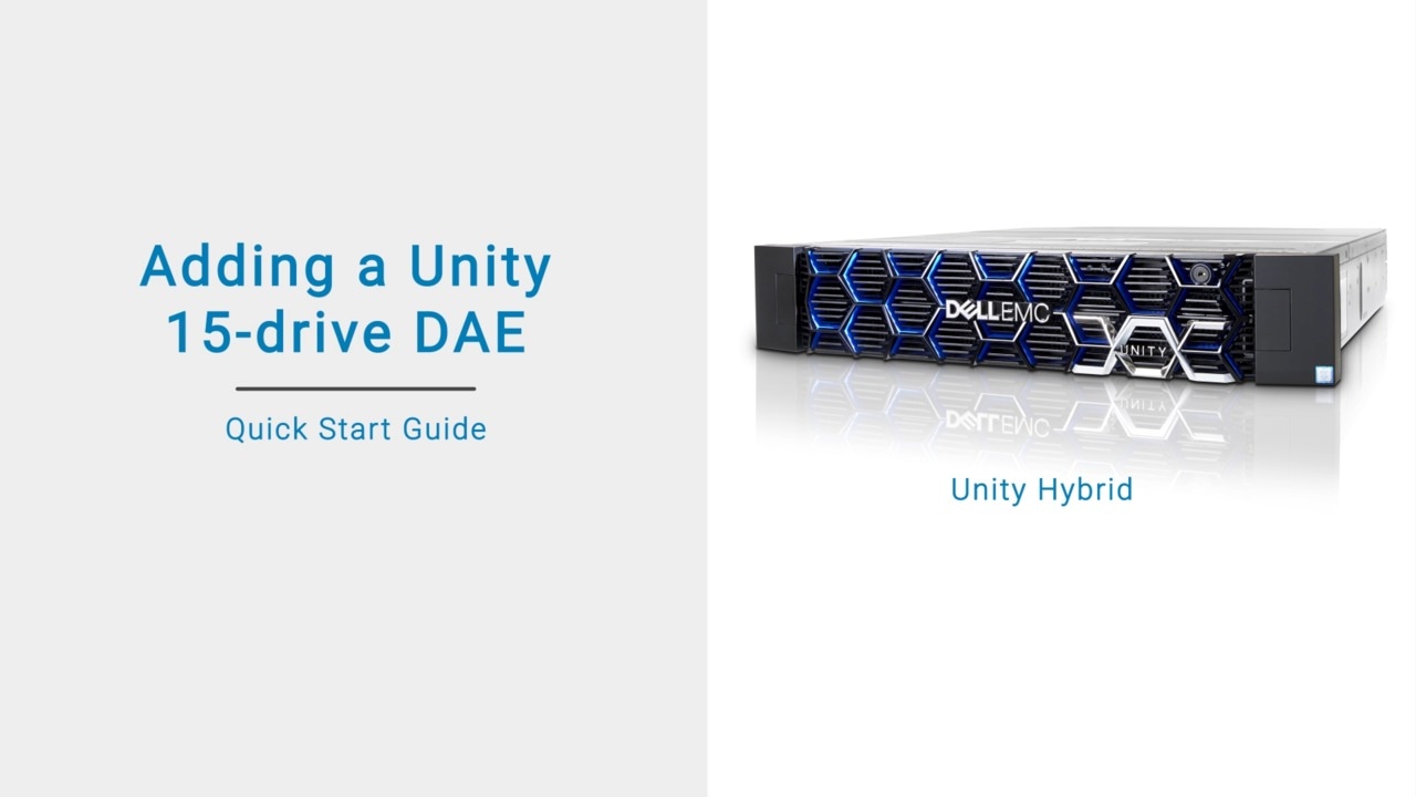 How to add a 15-Drive Unity Disk Array Enclosure (DAE)