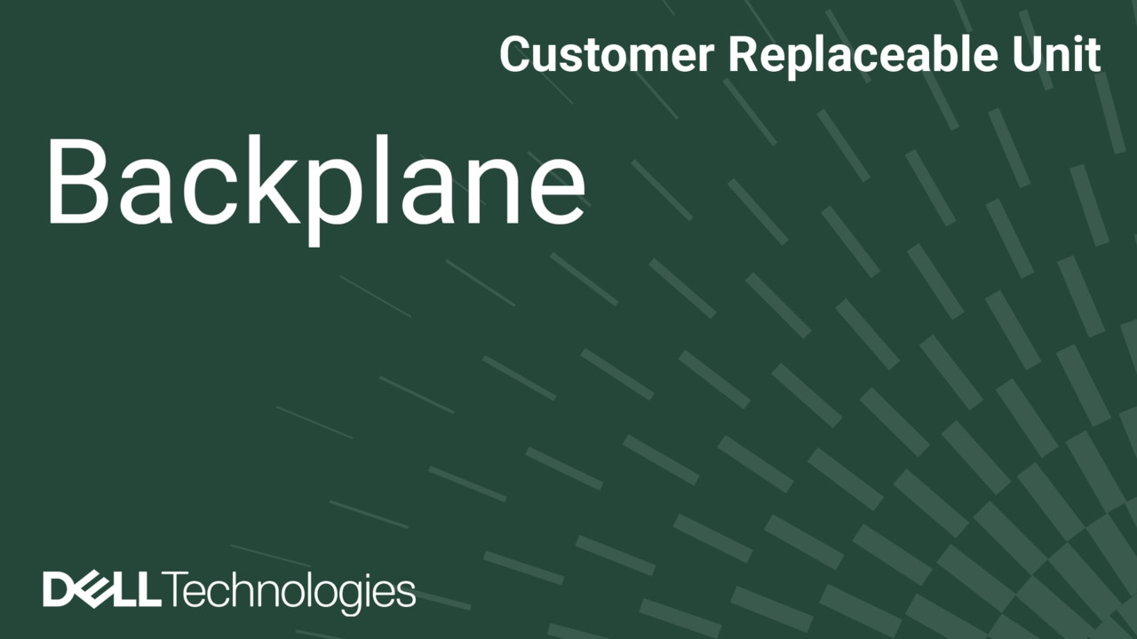 Remplacement du fond de panier sur un PowerEdge R6715