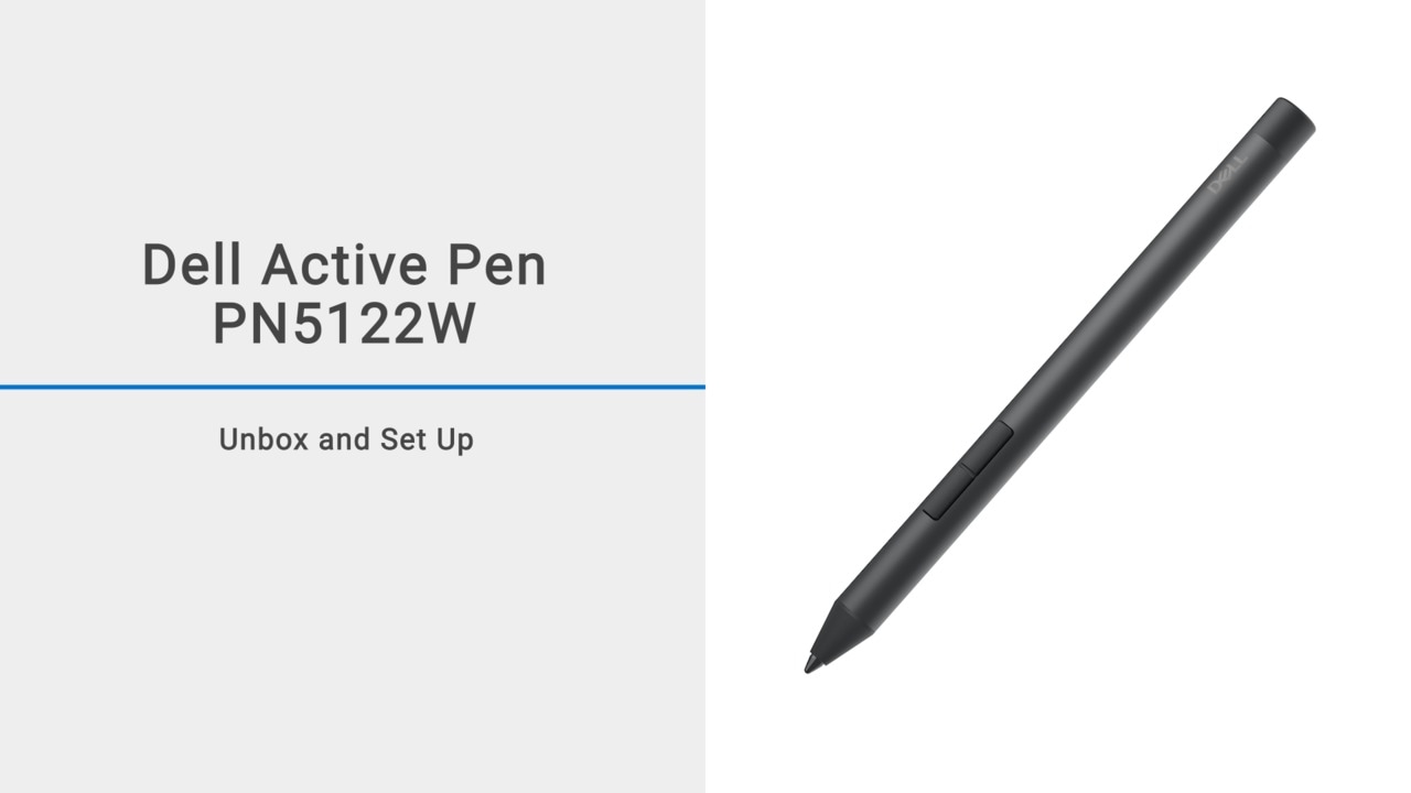 How to Unbox and set up your Dell Active Pen PN5122W