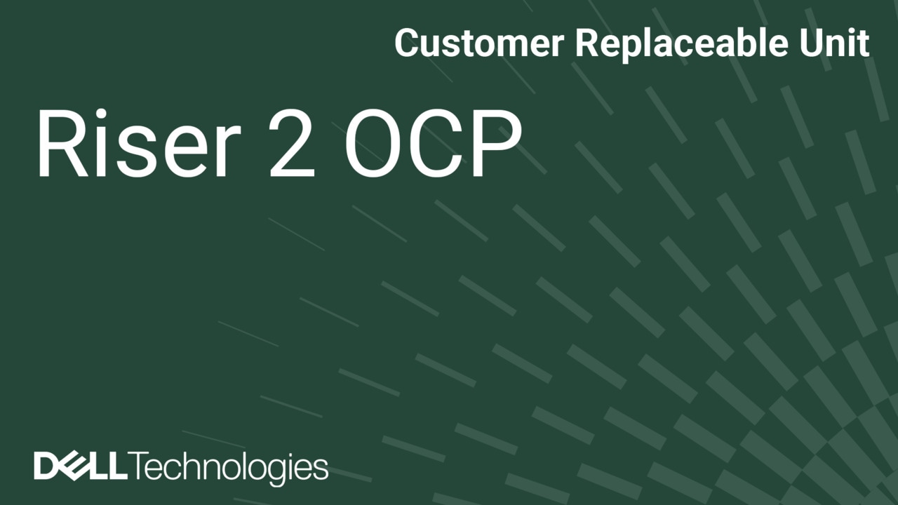 Remplacement de l’OCP de la carte de montage 2 sur un PowerEdge R670