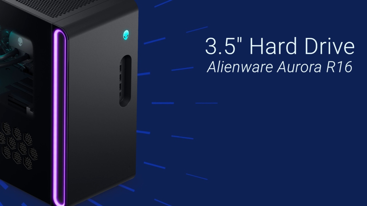 De 3,5-inch harde schijf vervangen op Alienware Aurora R16