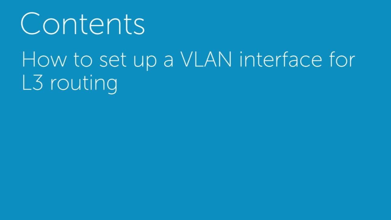 How to Configure an interface or VLAN for L3 routing for Force10 S4810