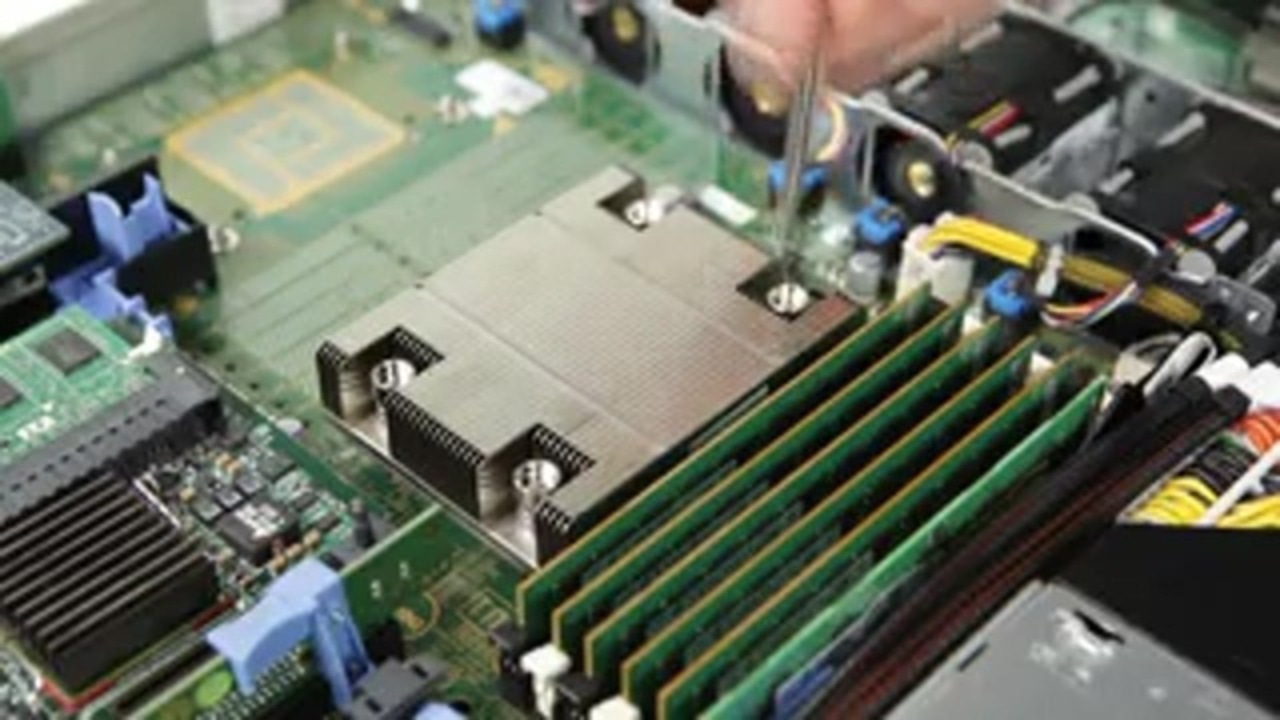 How to Replace the Heat Sink on PowerEdge R320