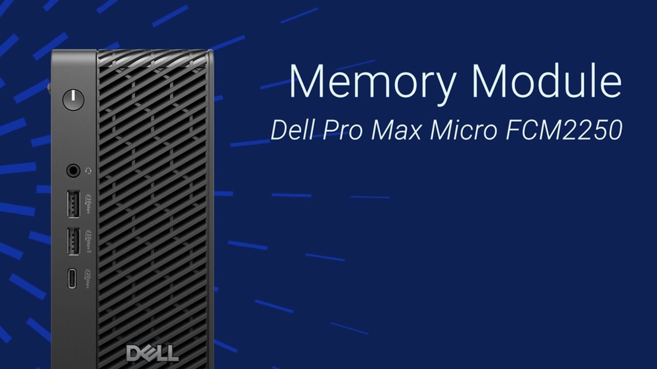 Slik skifter du ut minnemodulen på Dell Pro Max Micro FCM2250
