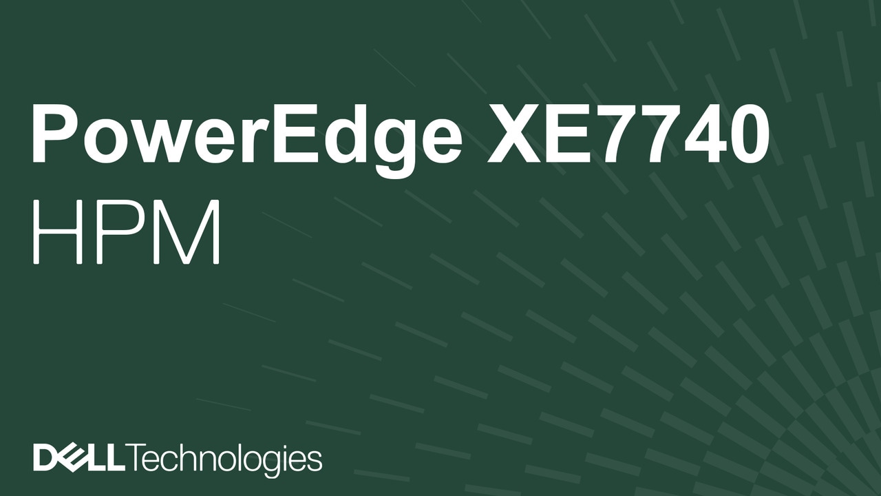 How to replace the HPM on a PowerEdge XE7740