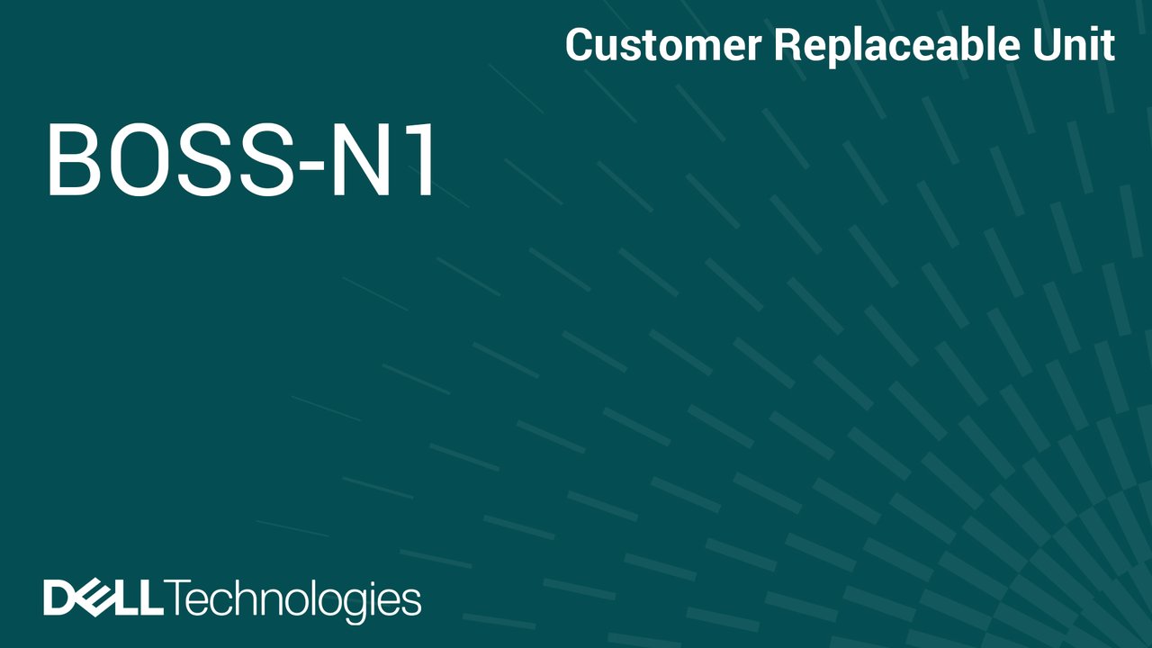 How to Replace Internal BOSS-N1 in PowerEdge XE9780L