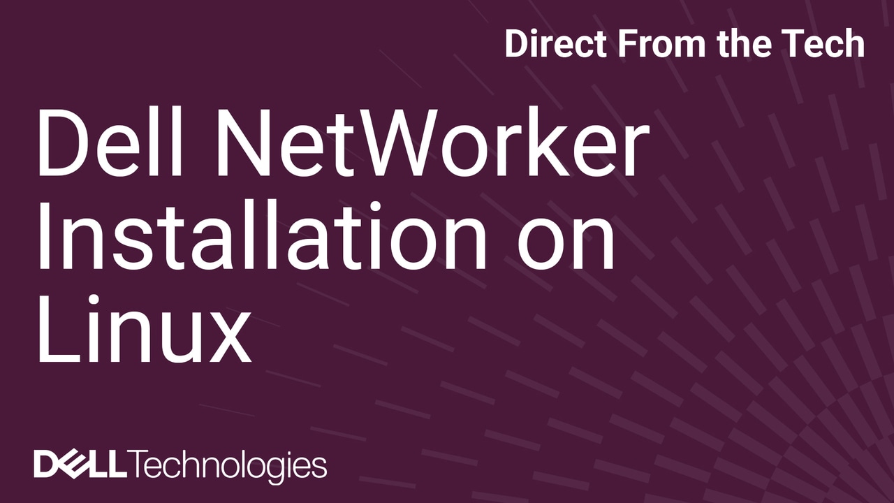 Cómo instalar NetWorker Server en sistemas operativos Linux