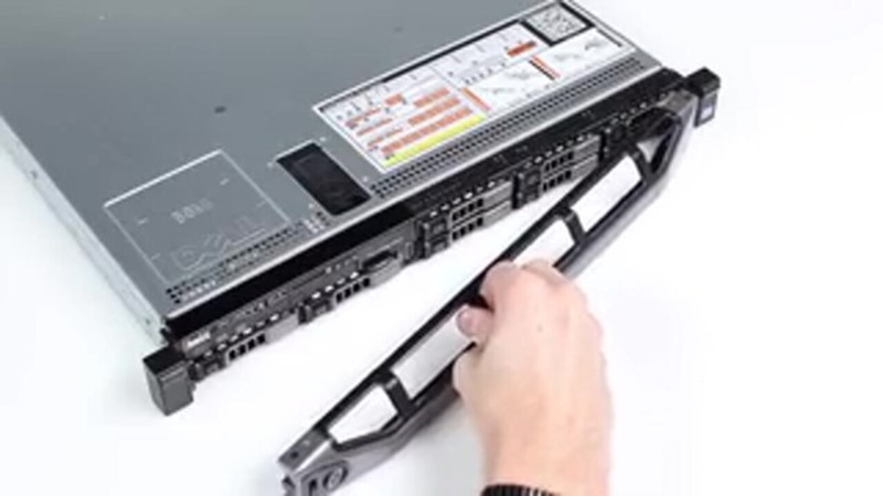 How to Replace Front Bezel on a PowerEdge R620