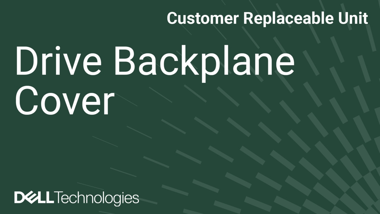 Comment remplacer le capot du fond de panier sur un PowerEdge R670